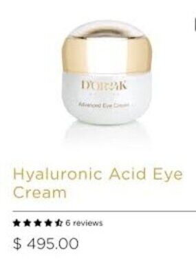 D’OR24K Prestige Hyaluronic Acid Luxury Eye Cream